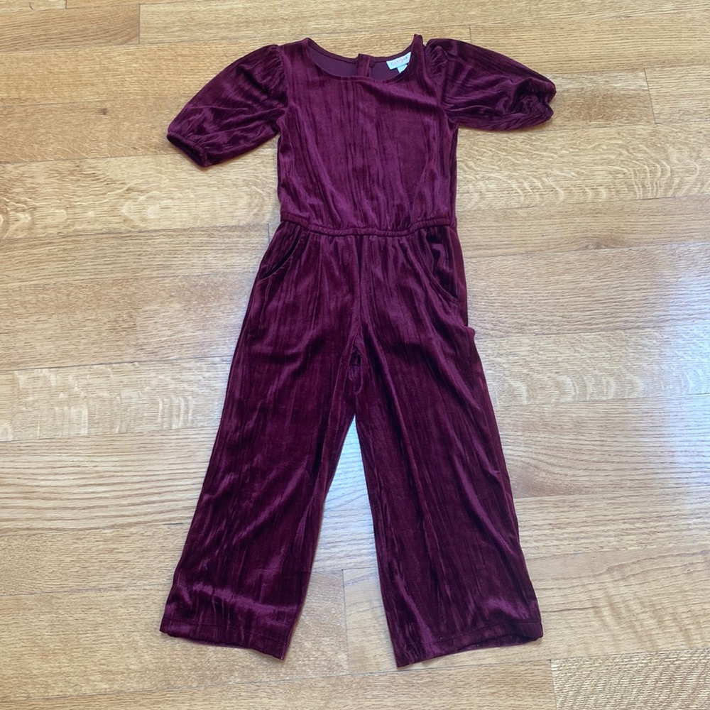 Cat and Jack one piece velvet jumper